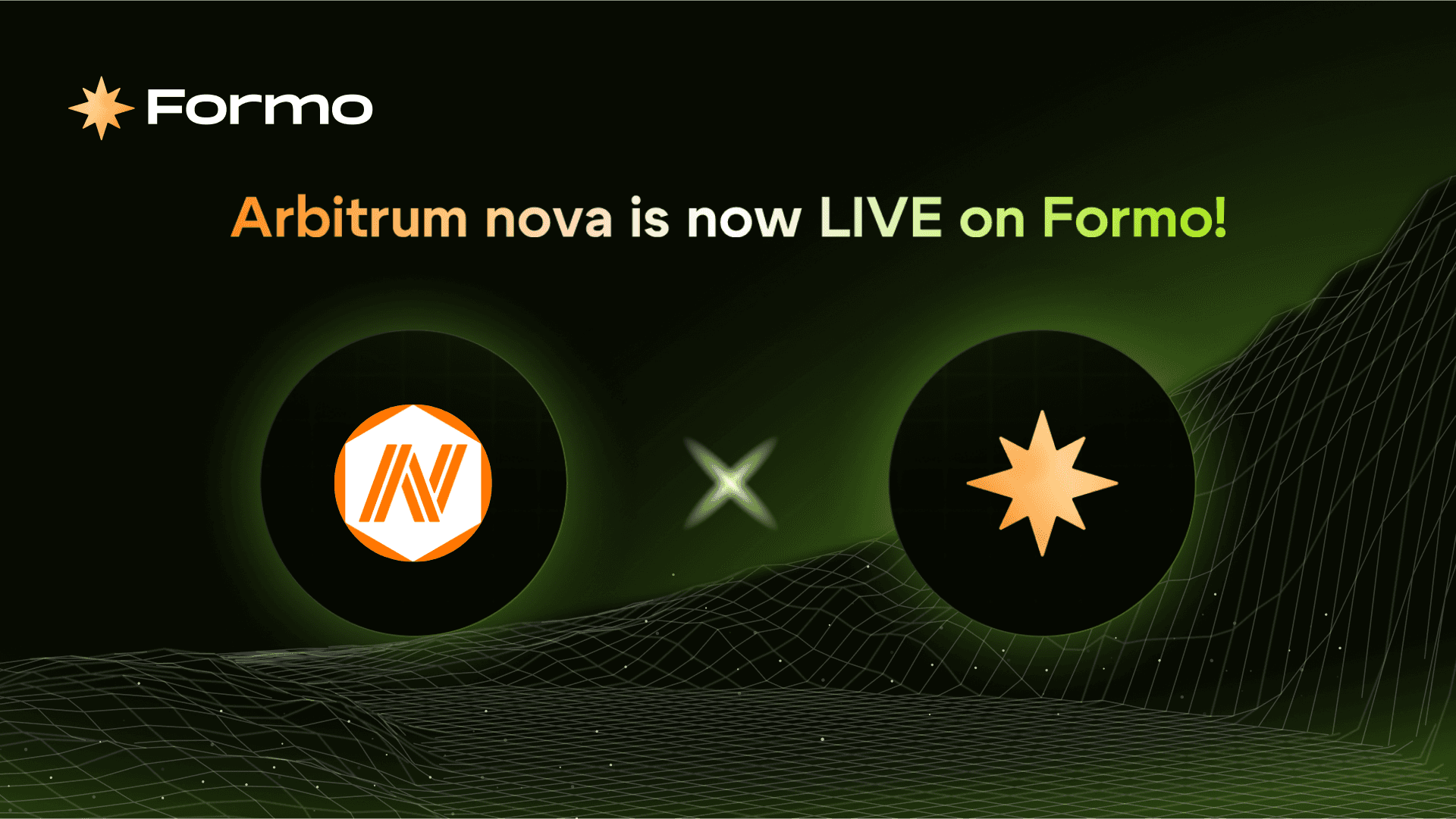 Arbitrum nova is now LIVE on Formo!