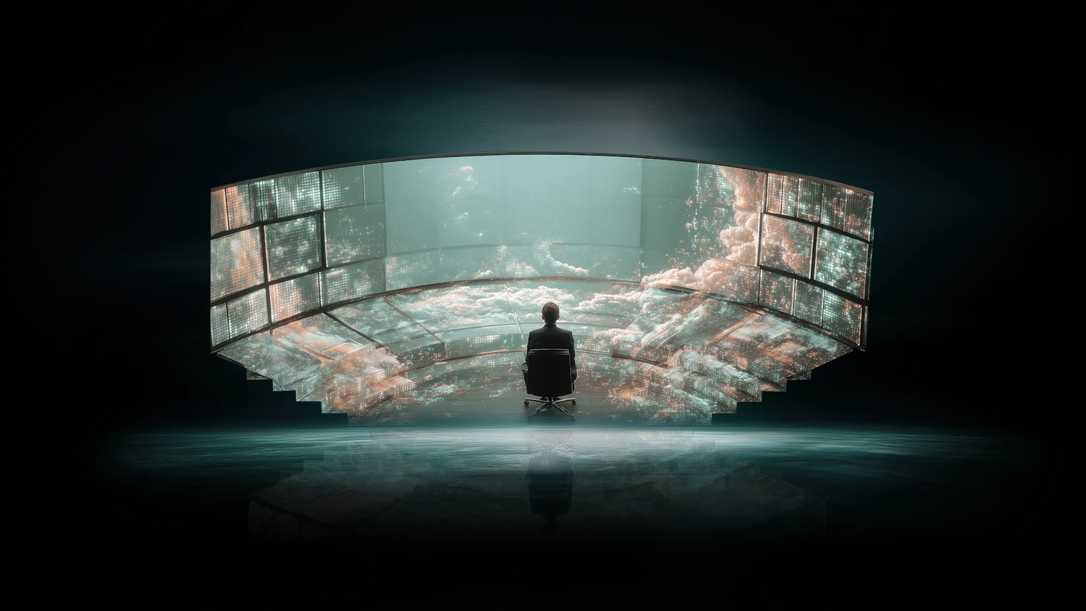 Futuristic Display Scene