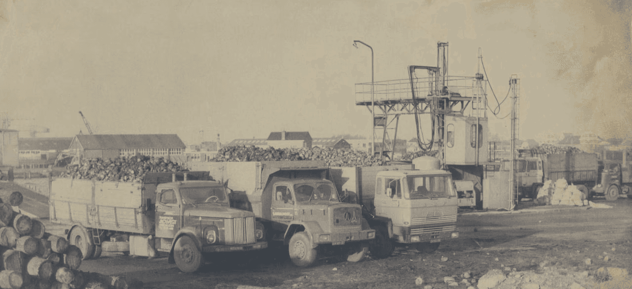 Foto uit het archief van Post Handel en Transport