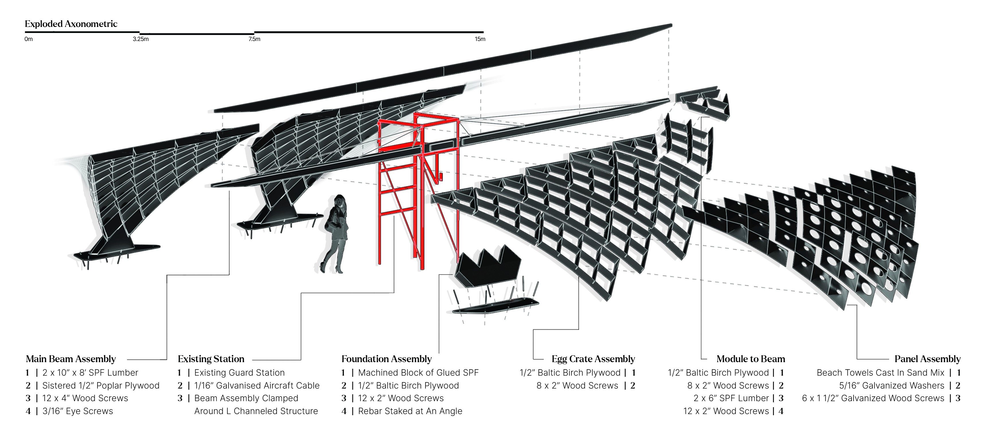Pavilion assembly diagram