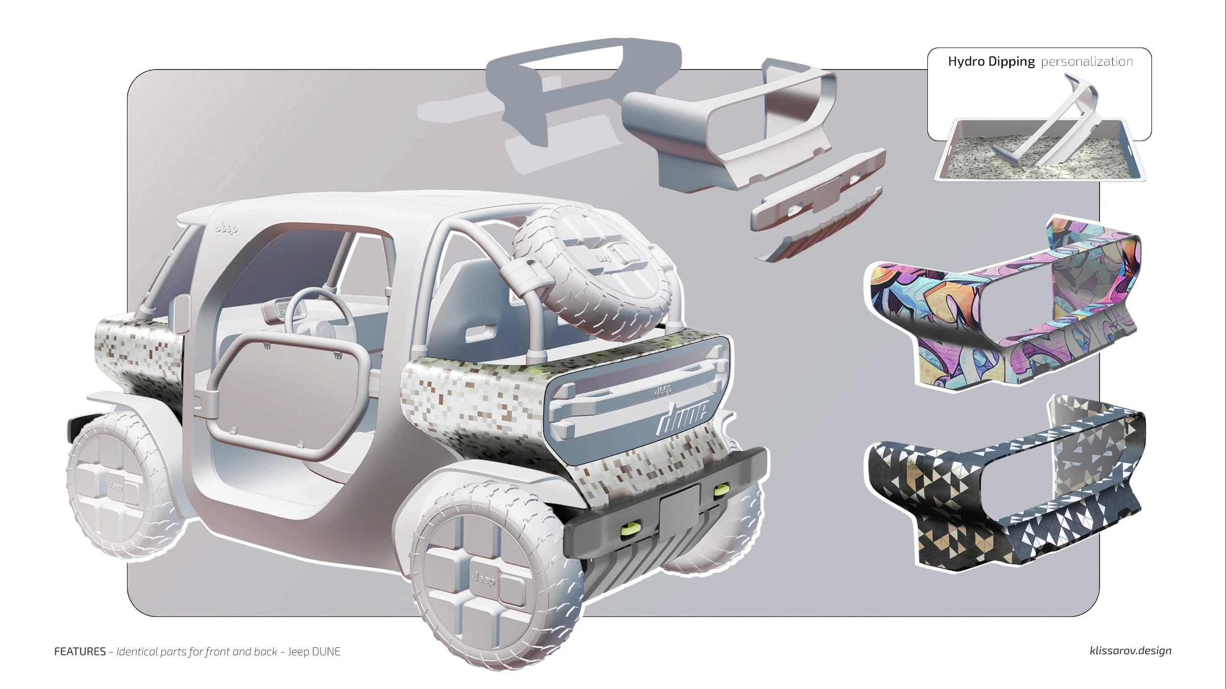 Jeep dune design features