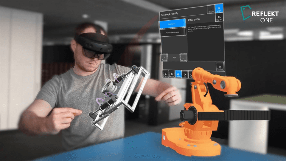 Foto Harry with HoloLens