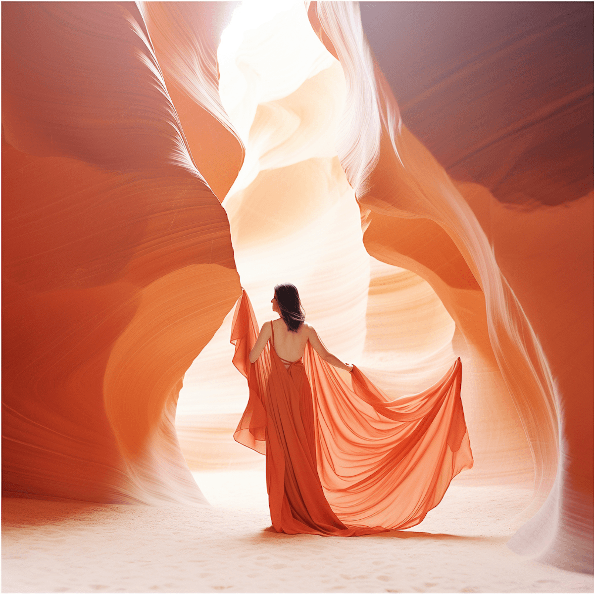 the sun is setting over a mountain range