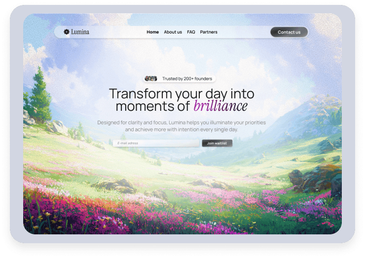 Solomaze Hero section