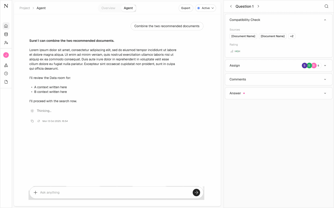 Final Design — AI Agent questionnaire