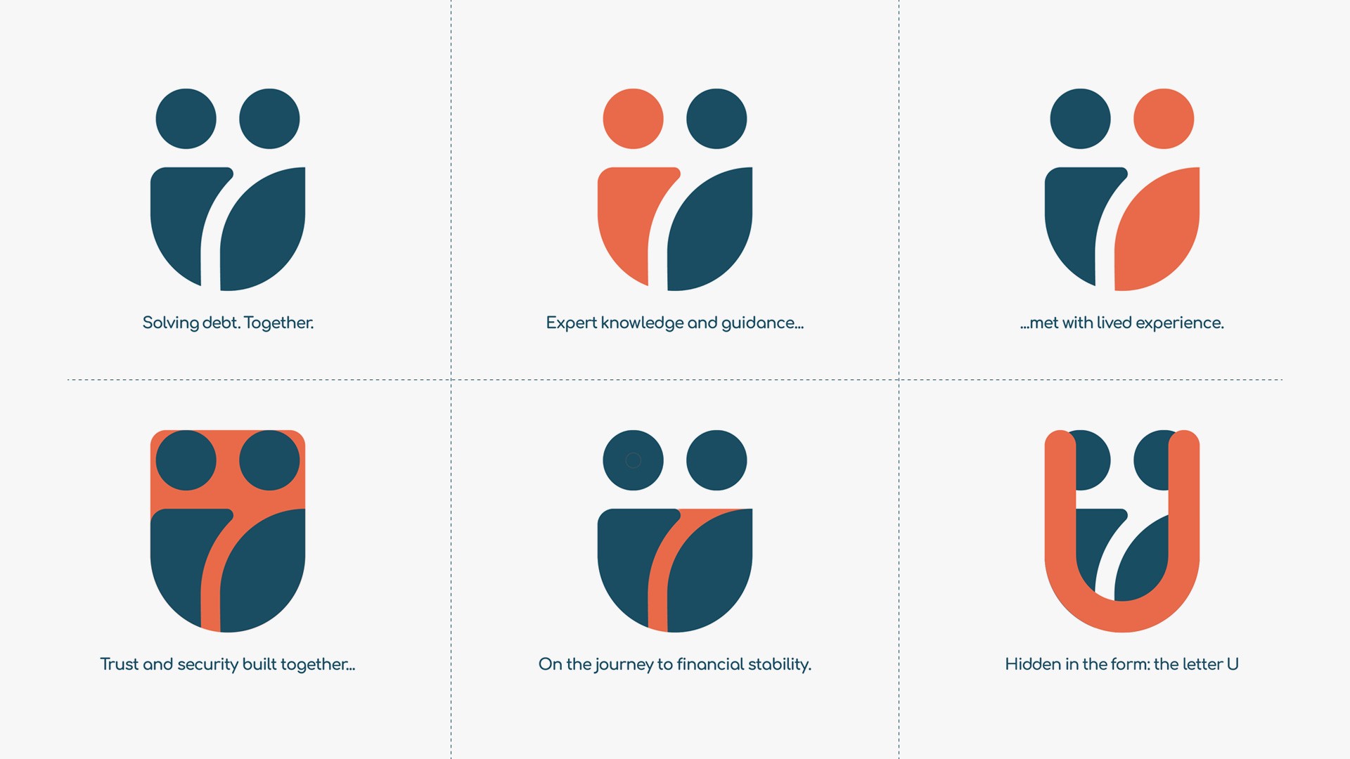 UK Debt Expert Brand Identity Logo Concept