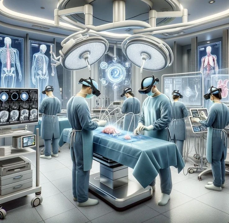 Modern Healthcare Integration: AI Diagnostics and High-Tech Equipment