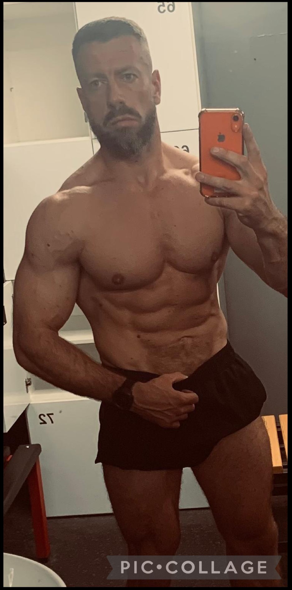 Before and after transformation photos of a Fitnix client