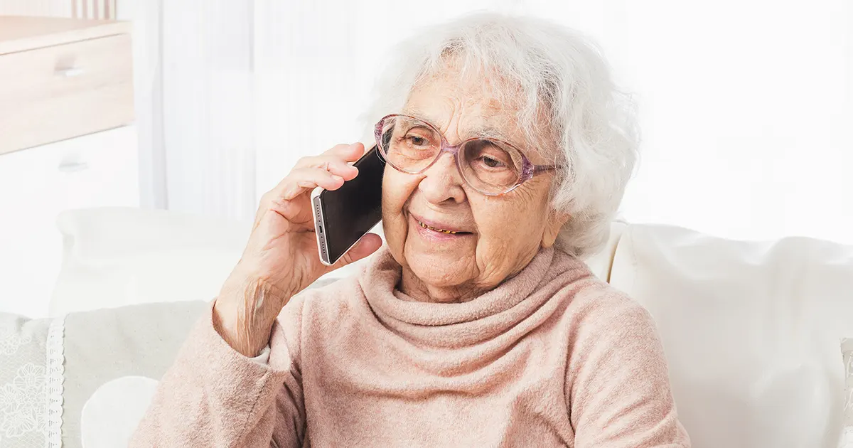 80 år gammel kvinne.