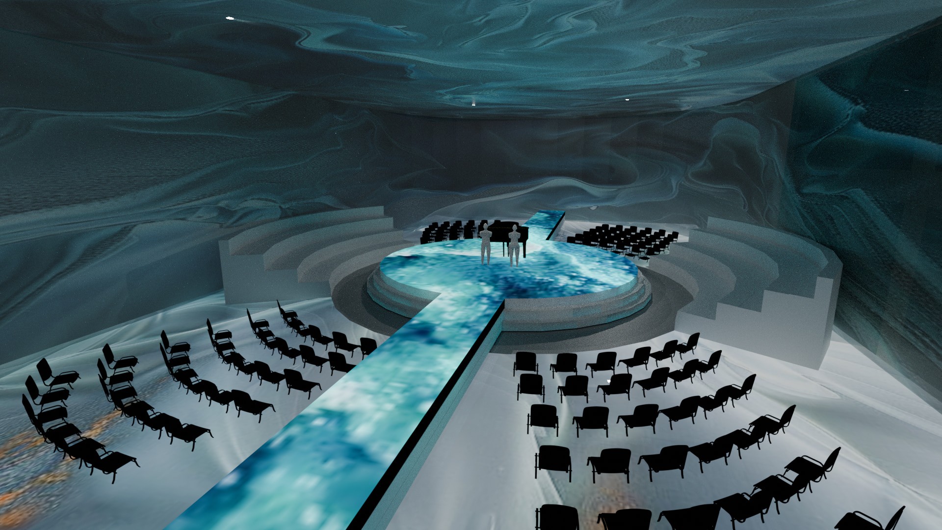 Conceptual visuals for The Art of Memory immersive installation by RenaiXance, created with 3D rendering and generative design.ion for Bitget at UNTOLD Dubai 2025 by RenaiXance.