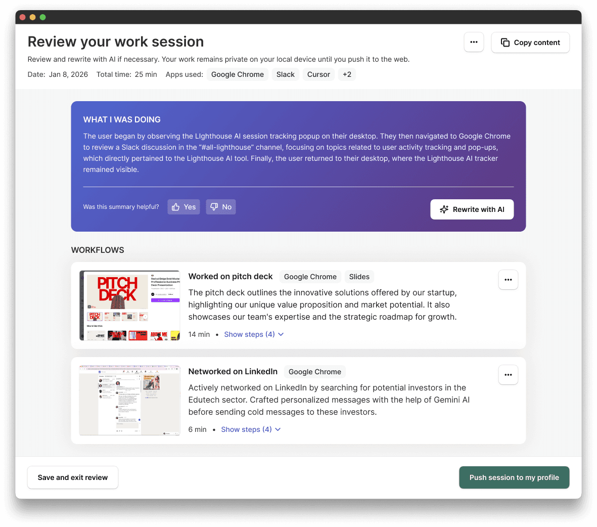 An image of Dreelio's dashboard