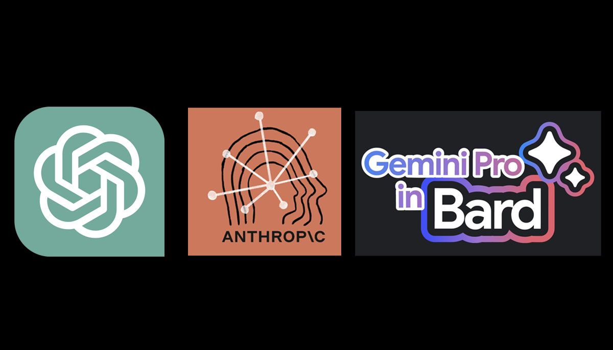 Open AI Anthropic Gemini Bard Pro