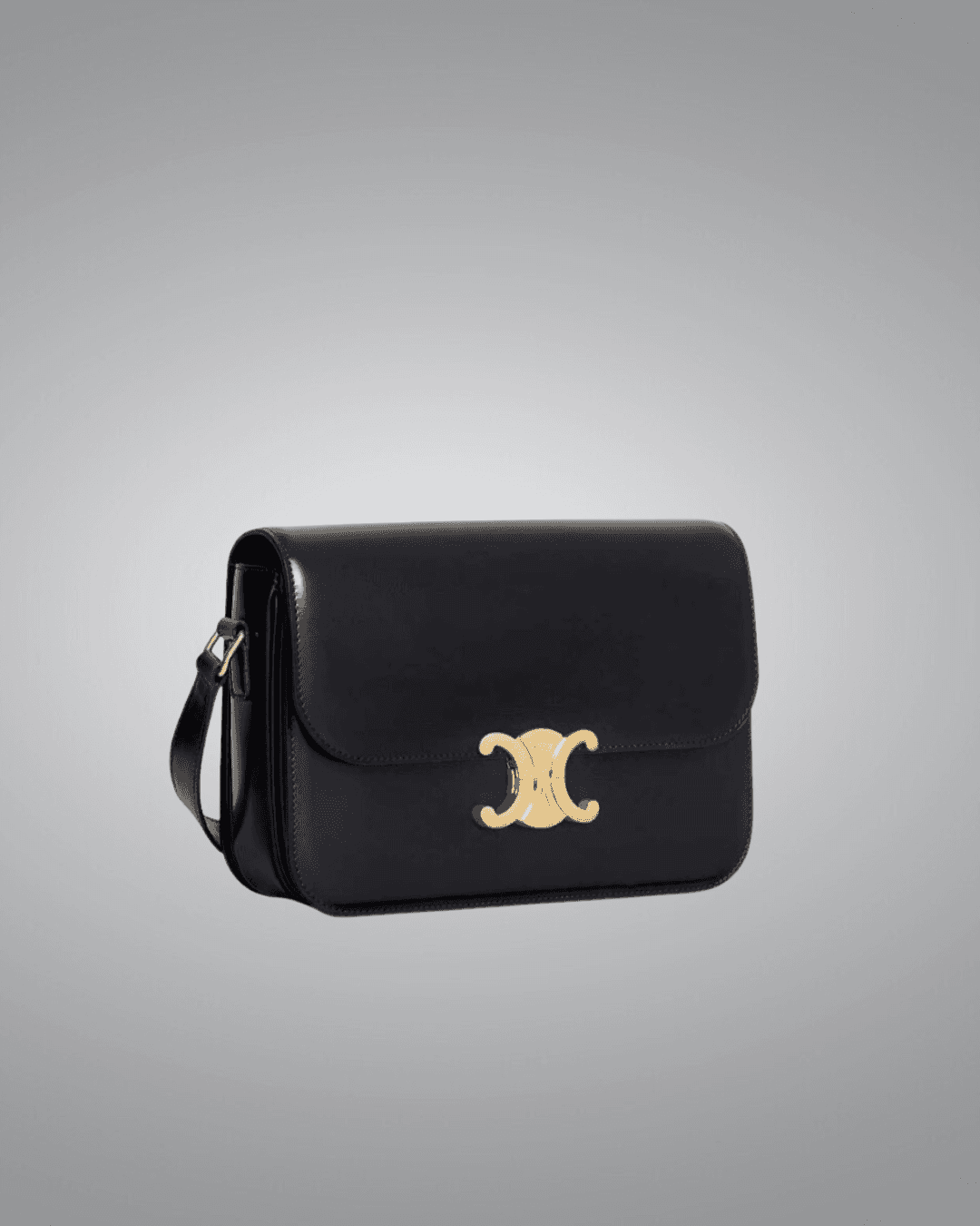 Celine Shoulder Bag in Black