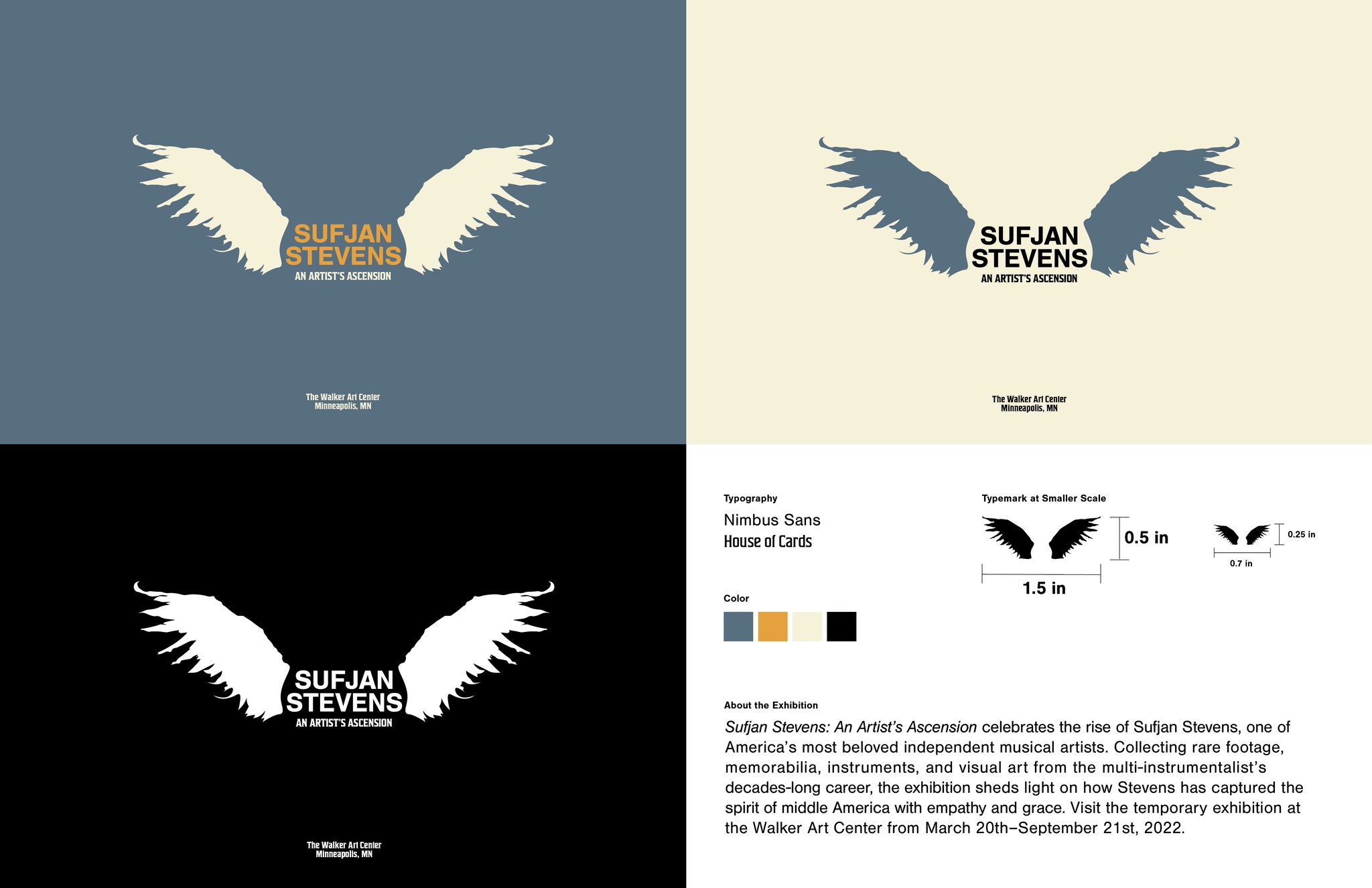 Sufjan Stevens logo and branding overview