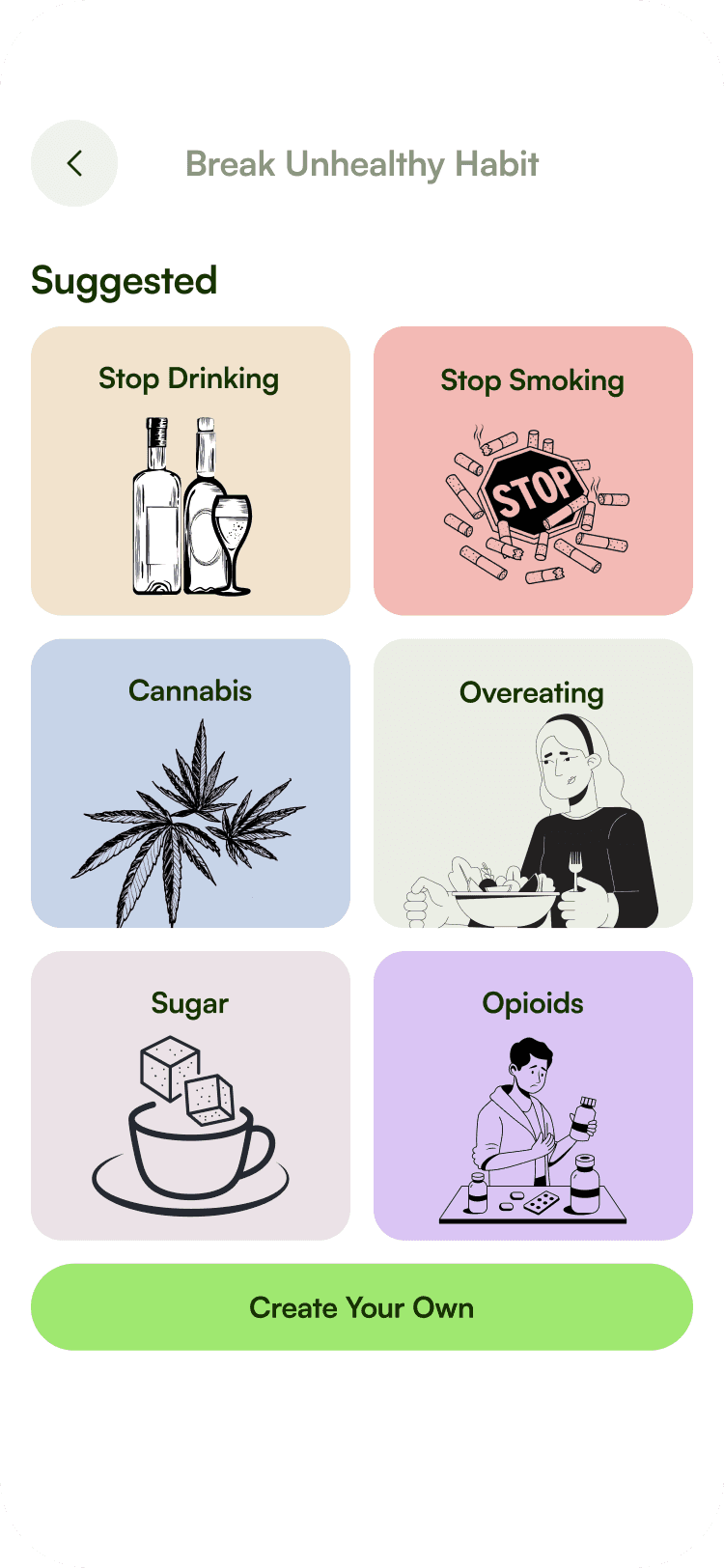 Break bad habit