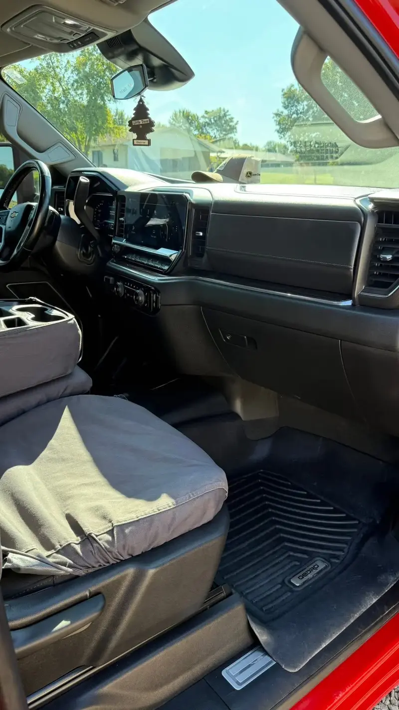 Fresh, clean car interior