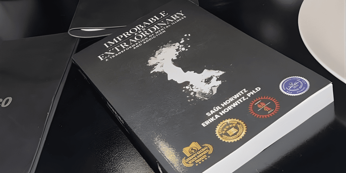 Author Saúl Horwitz and psychologist Erika Horwitz sharing award-winning memoir on bipolar recovery, resilience, and mental health transformation inspiring hope for readers.