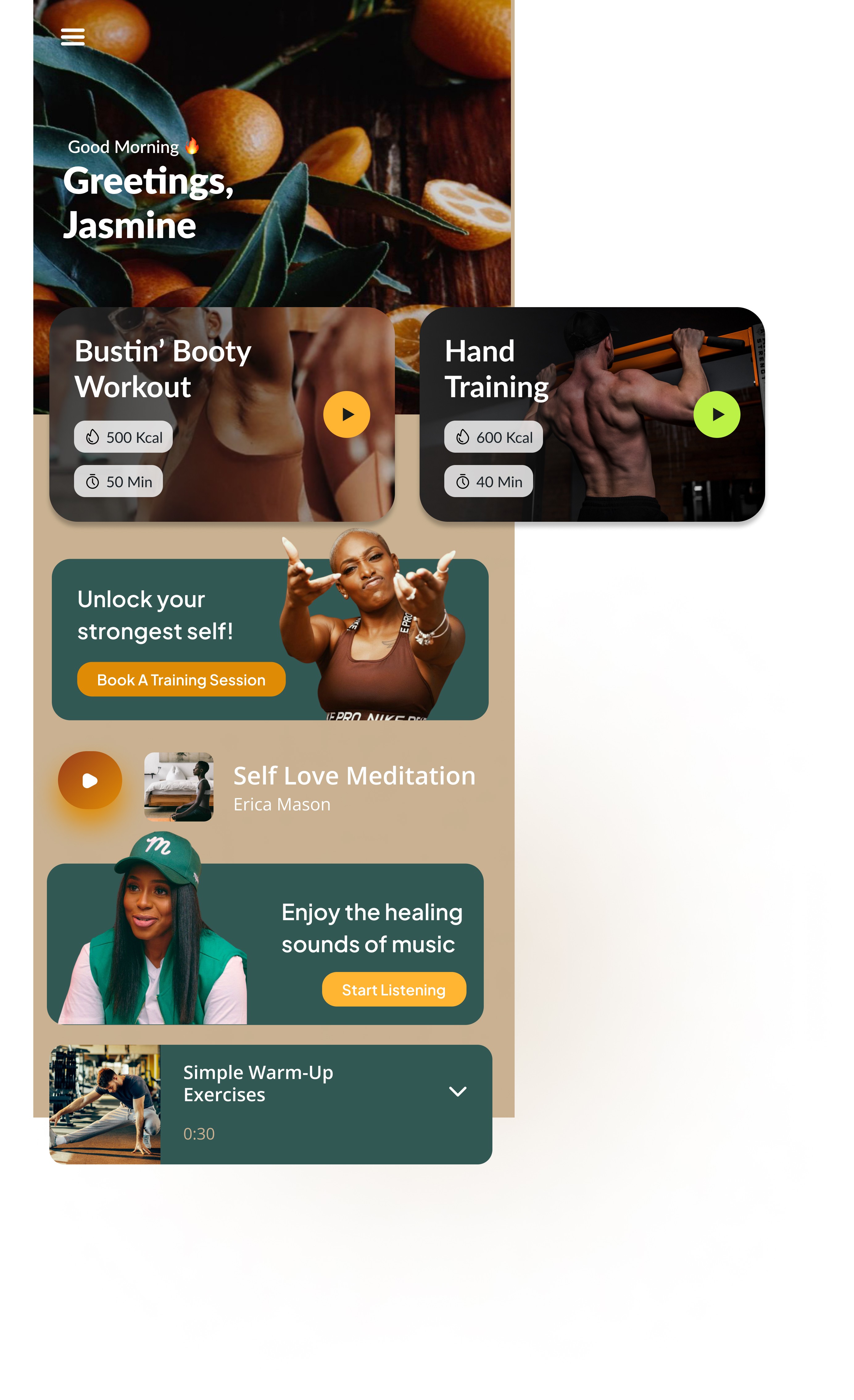Thelist - Mobile Screens