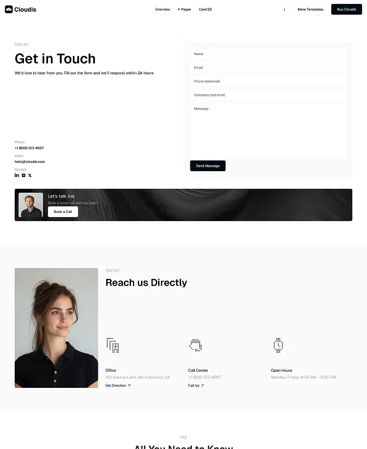 SaaS Framer Template