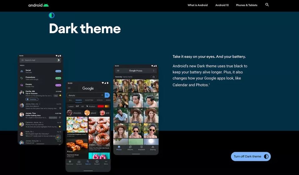 Instagrams Dark Mode for android