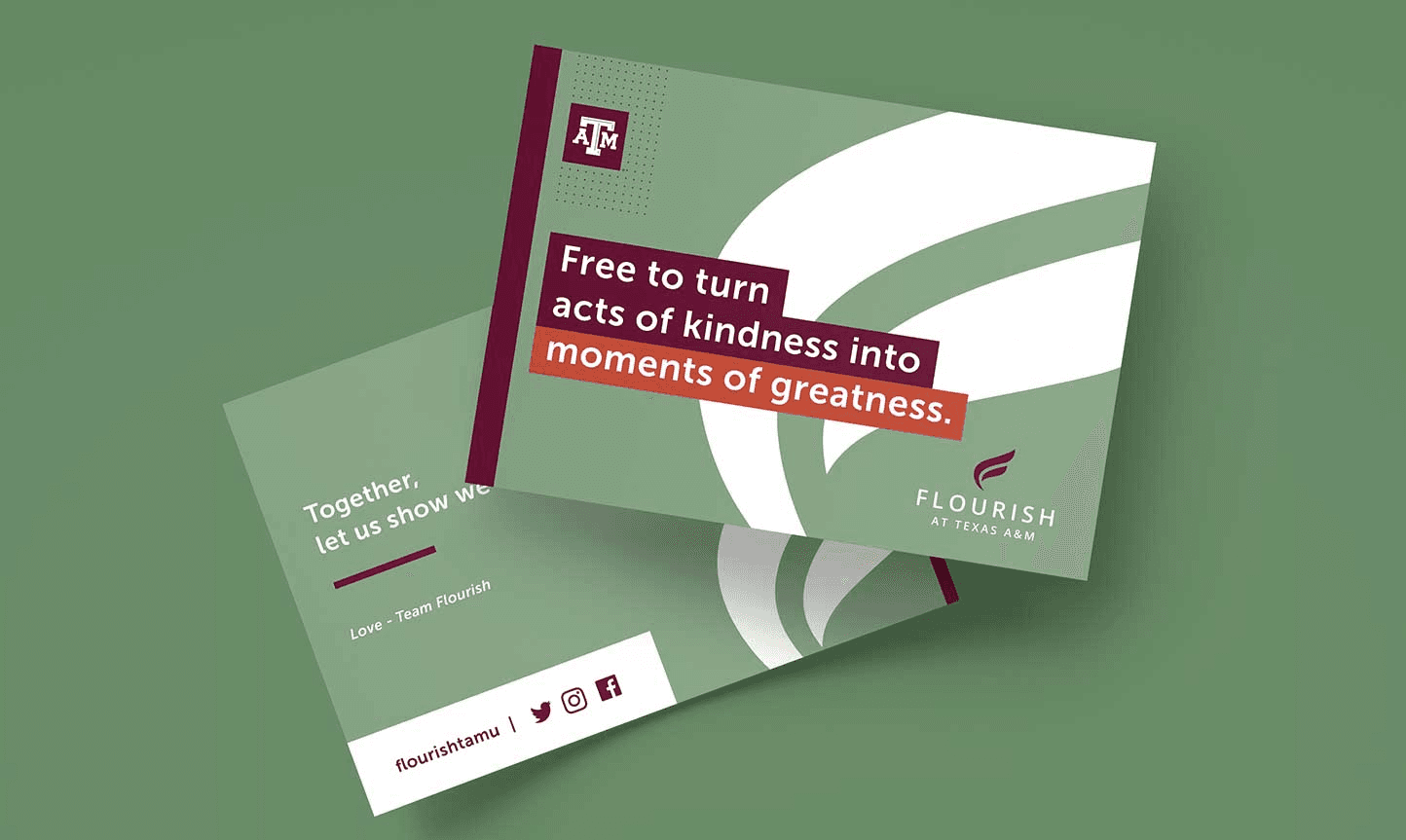 branding flyer card design