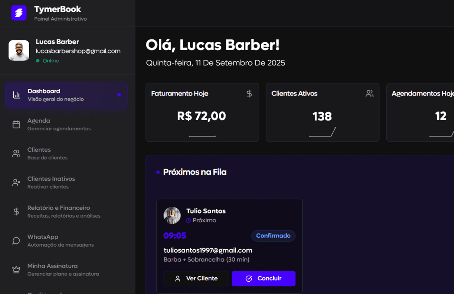 Cashflow chart with income and expense trends, showing $12,000 total balance