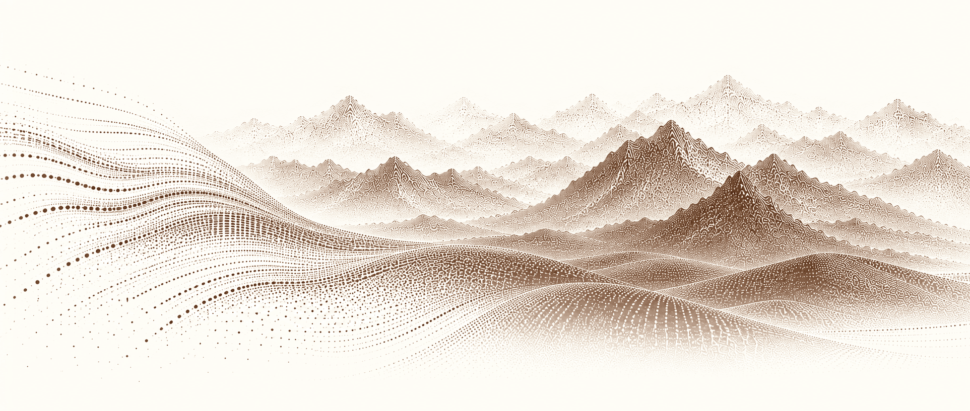 Abstract opportunity topography artwork