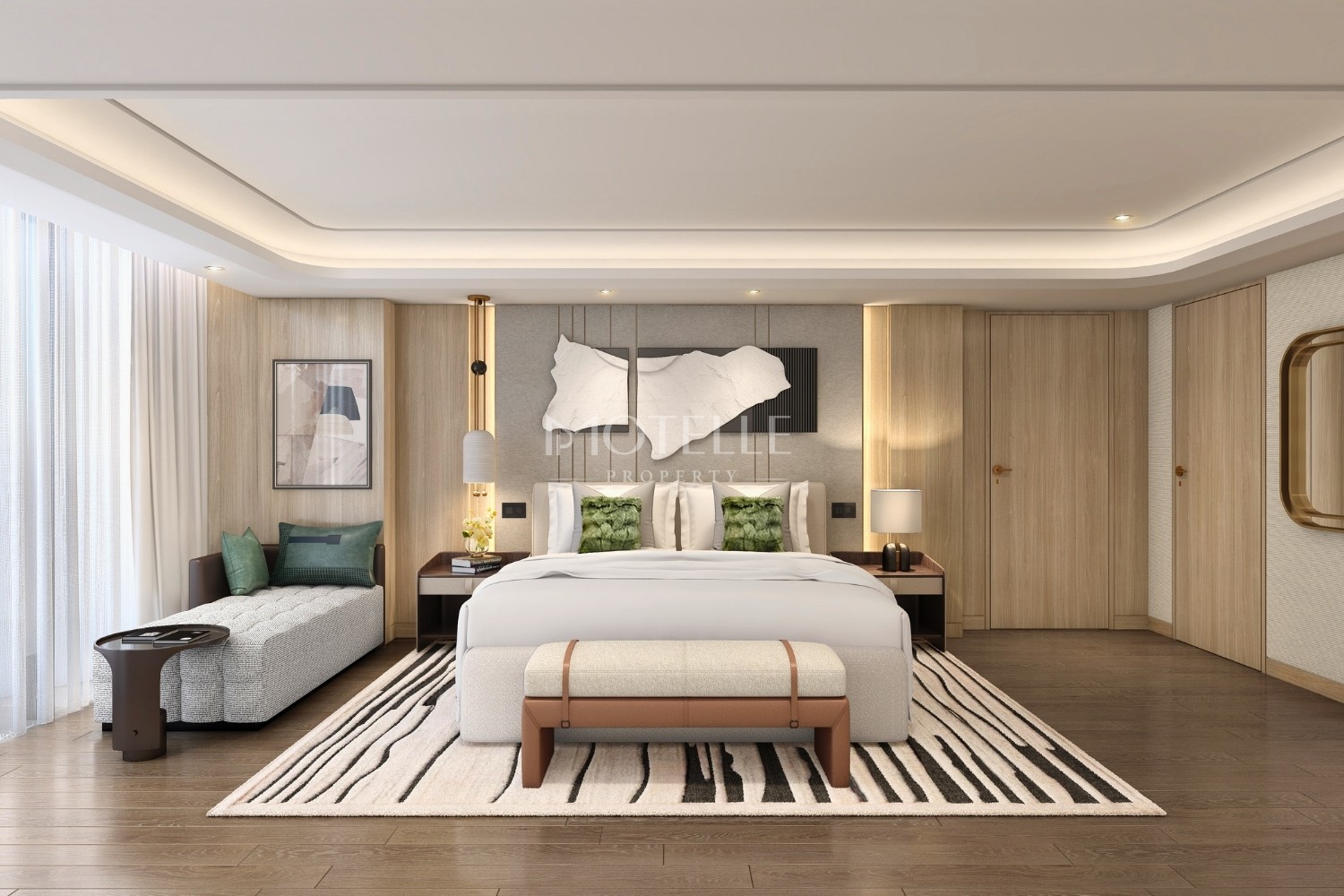 Luxury living room in JW Marriott Tarabya residence