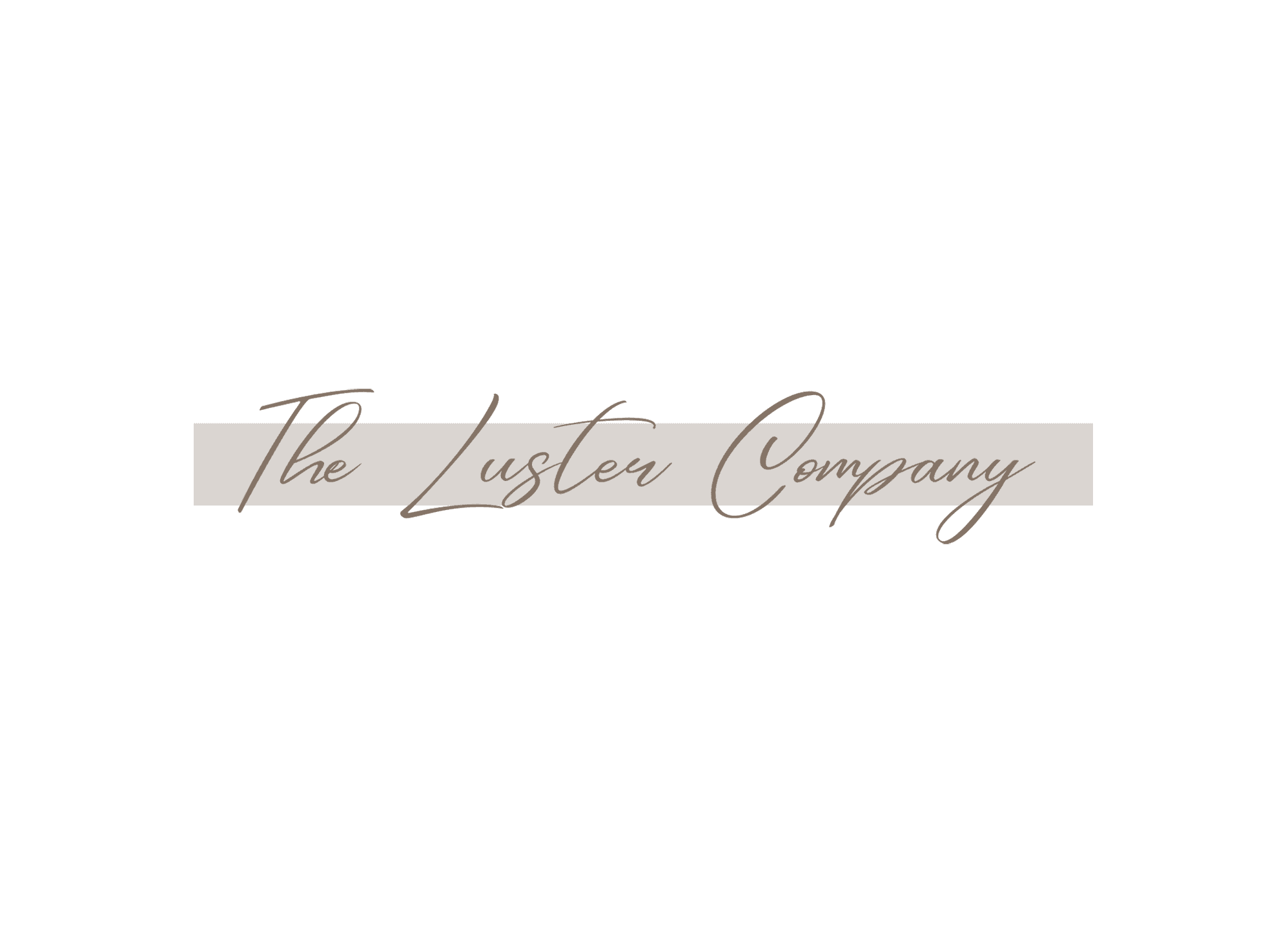 The Luster Company logo