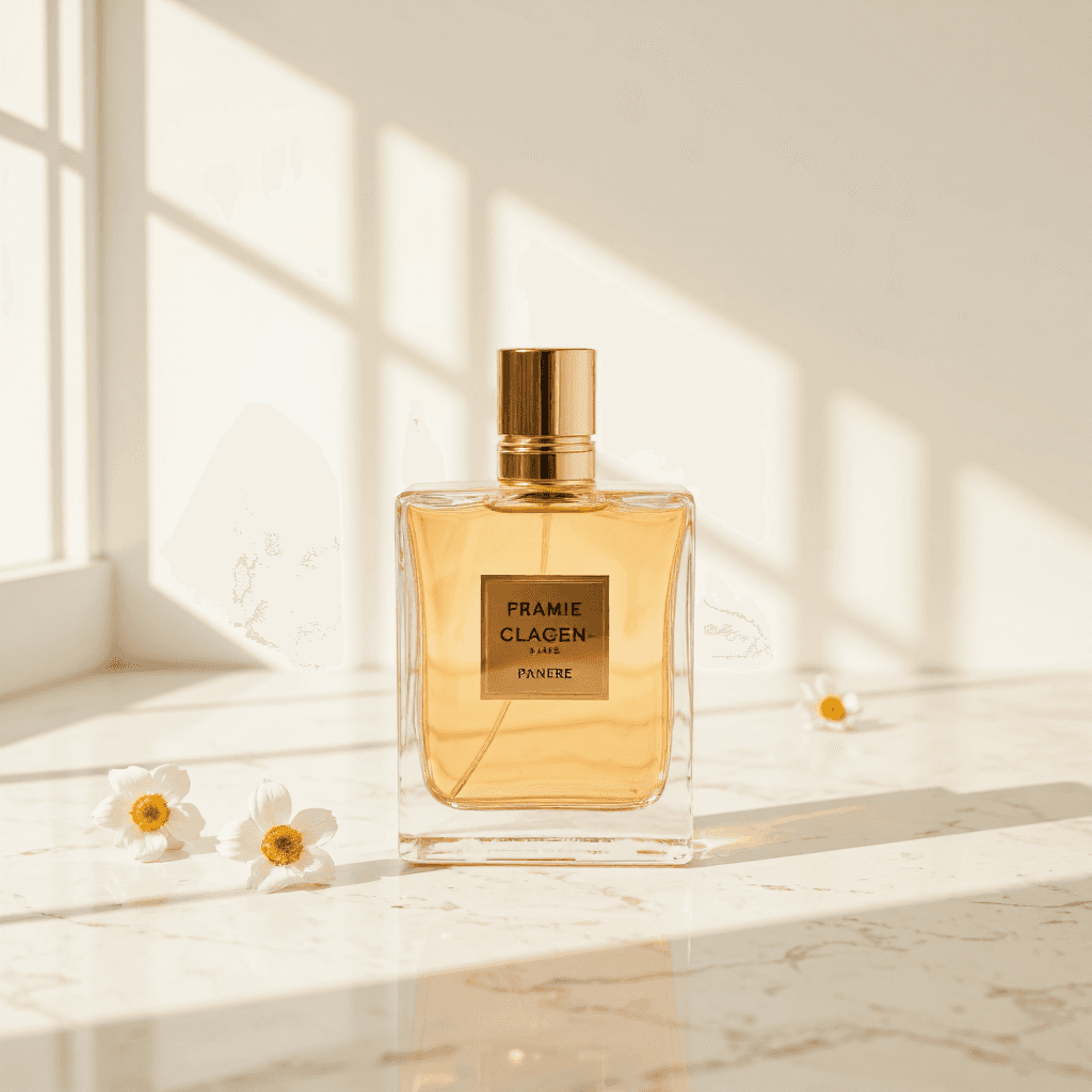 product photography of perfume