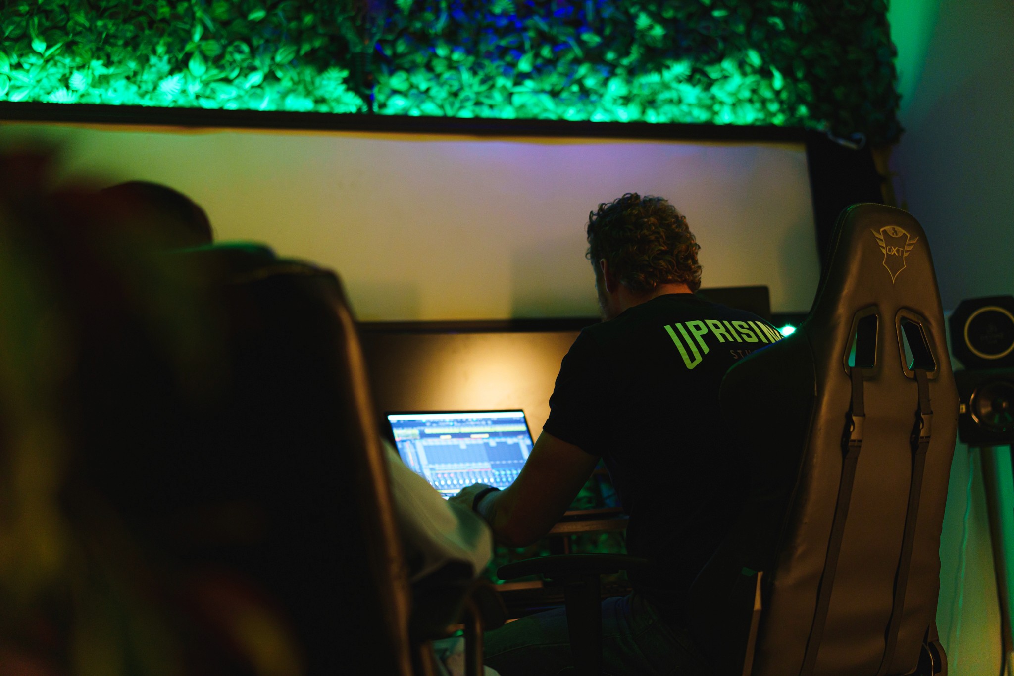 Portrait shot of a woman in a yoga outfit.