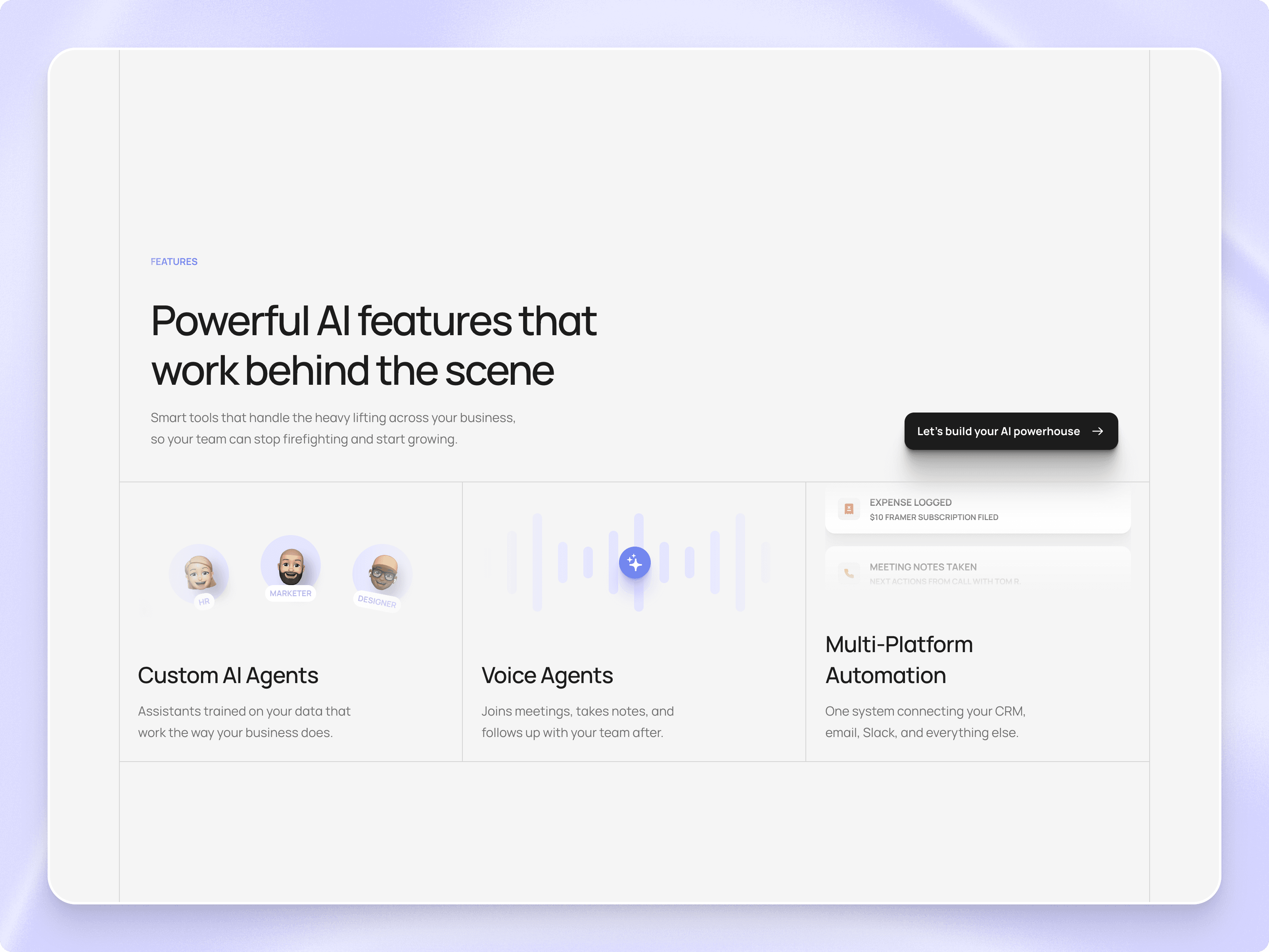 Agentik Framer Template for AI Agencies