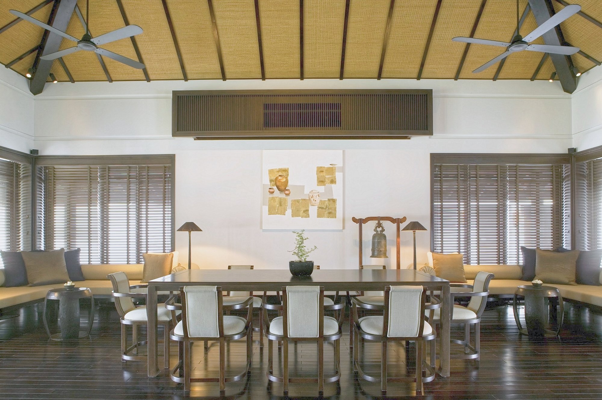 Pavilion, The Nam Hai, Hoi An. Furniture by the studio