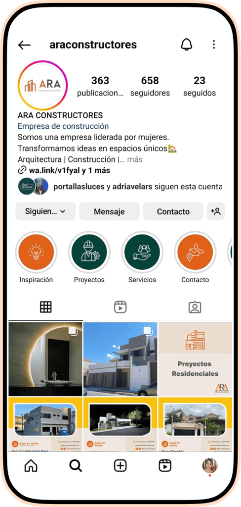 ARA Constructores Instagram