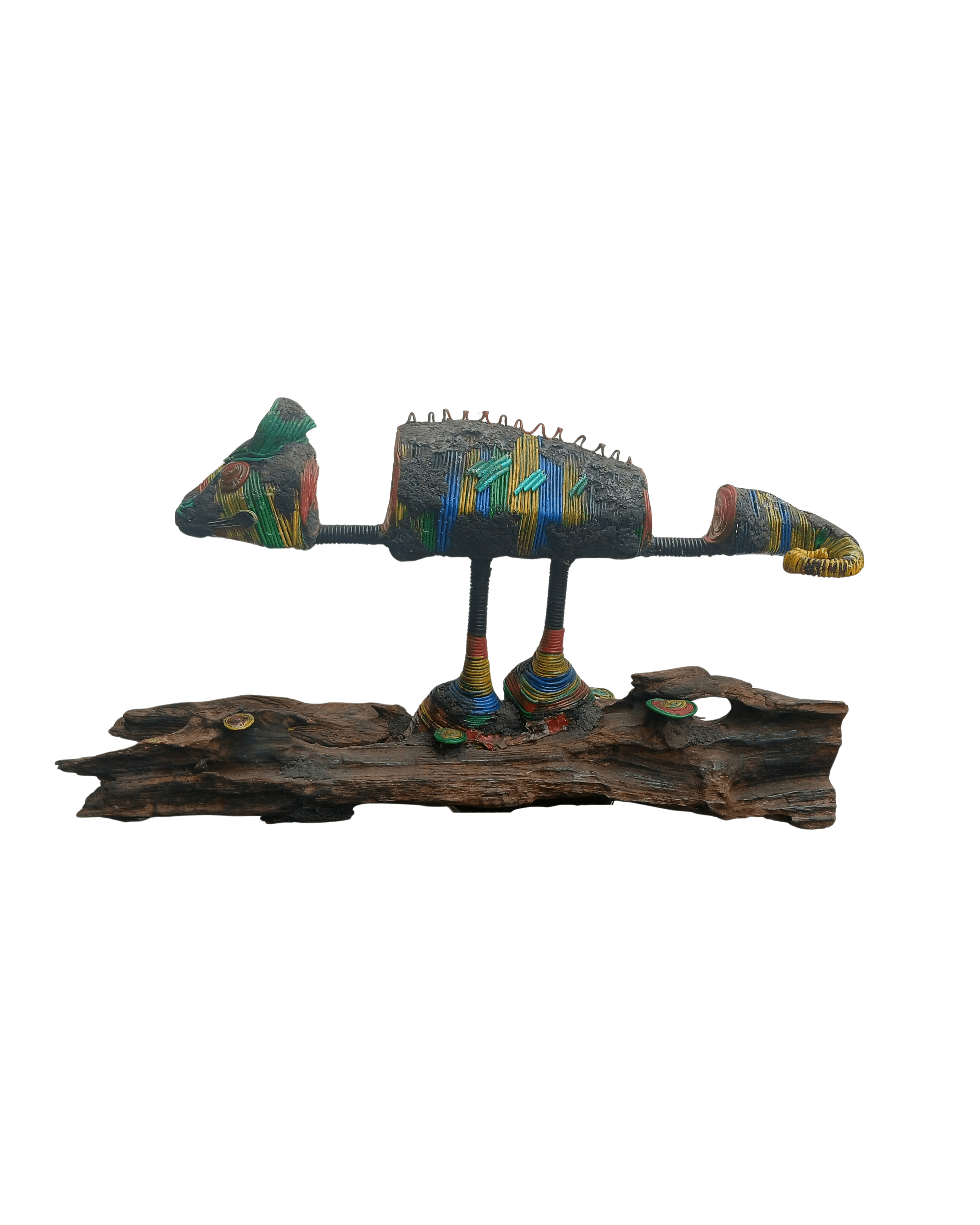 herd of sheep on road painting