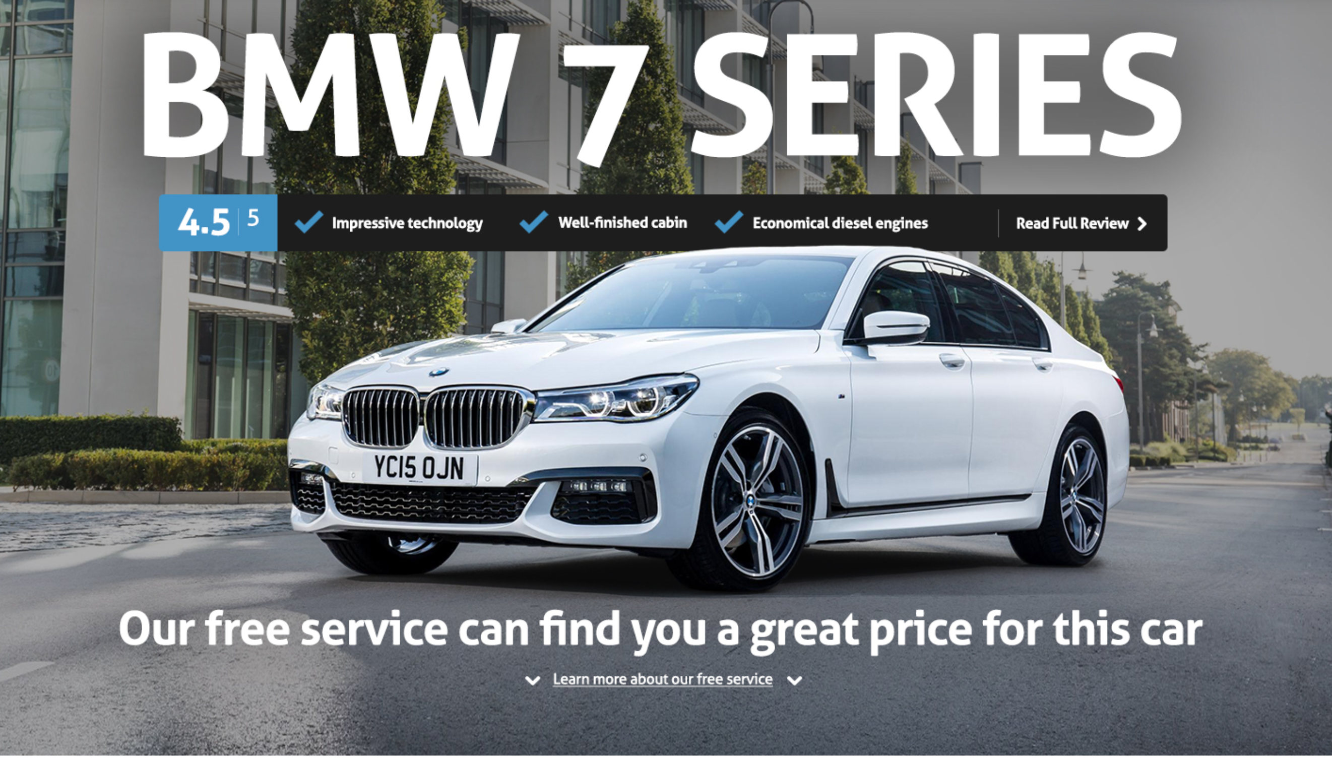 Homepage concept for Car finance company