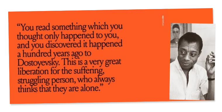 Quote by James Baldwin