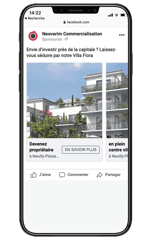 Soutenir les ventes immobilières avec une campagne social ads