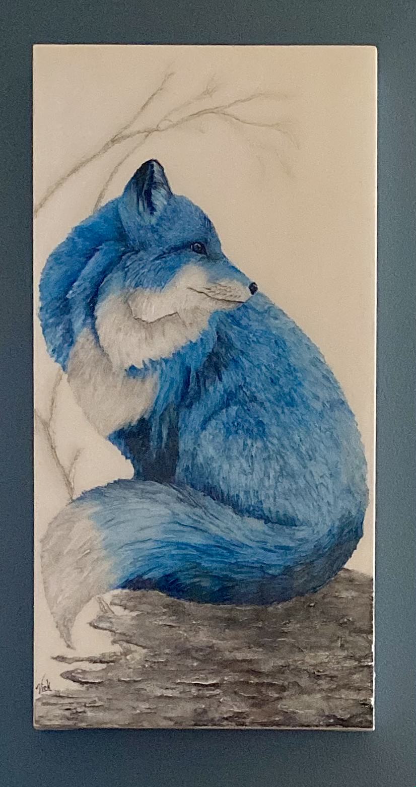 Renard bleu
