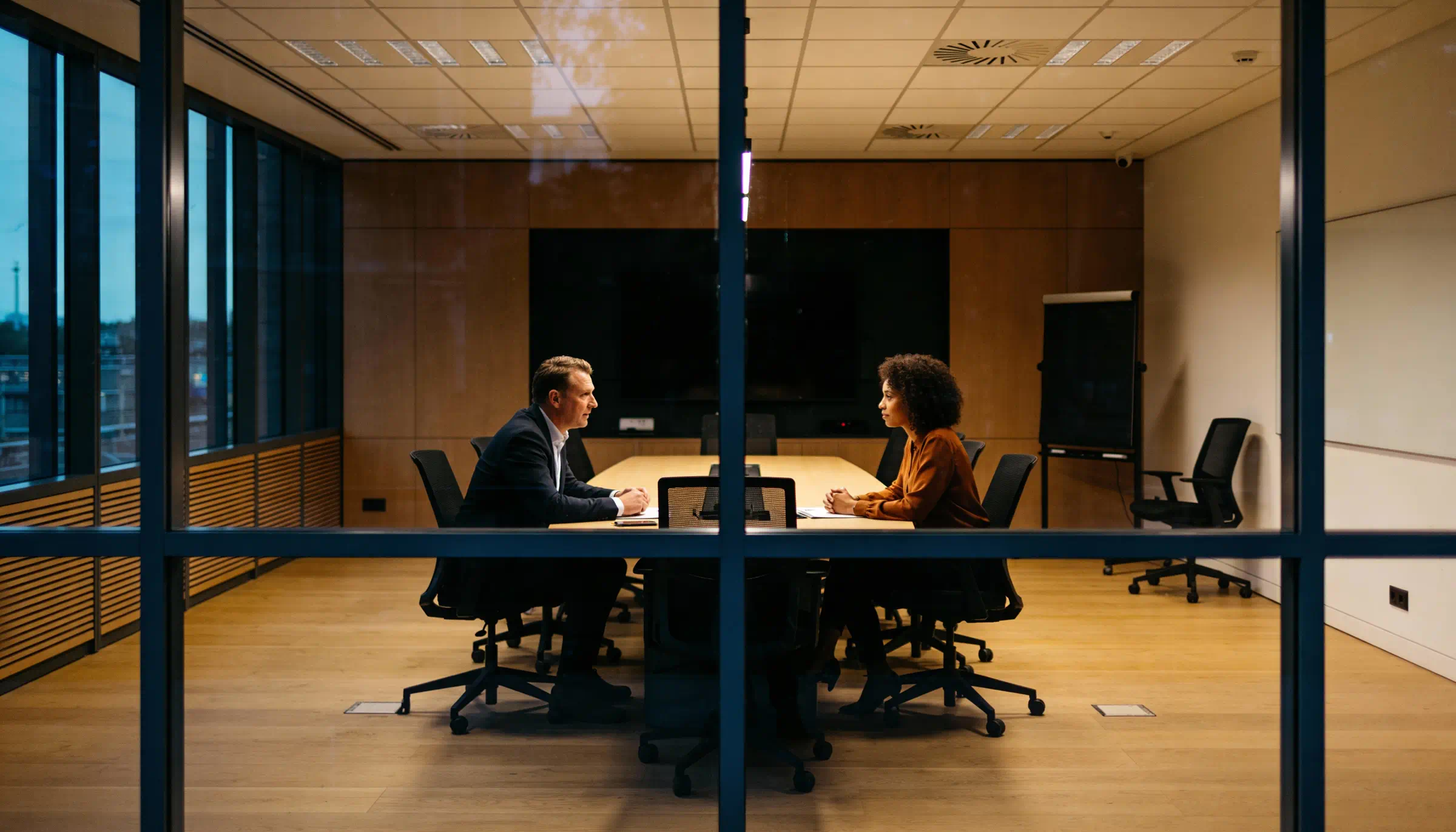 b2b cco en cmo ontmoeten elkaar voor een b2b campagne in een moderne office