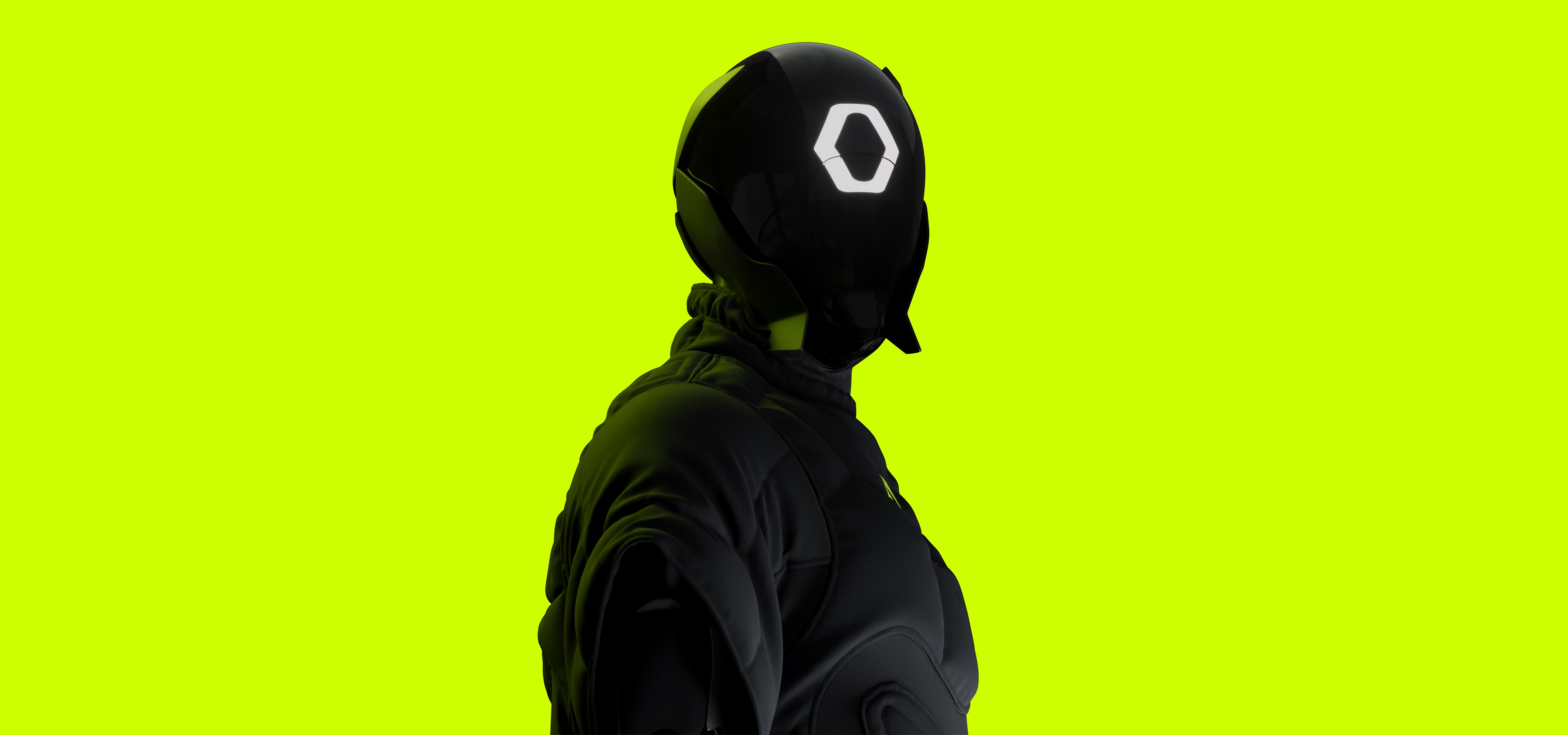 Modern, minimalist living space with open layout.