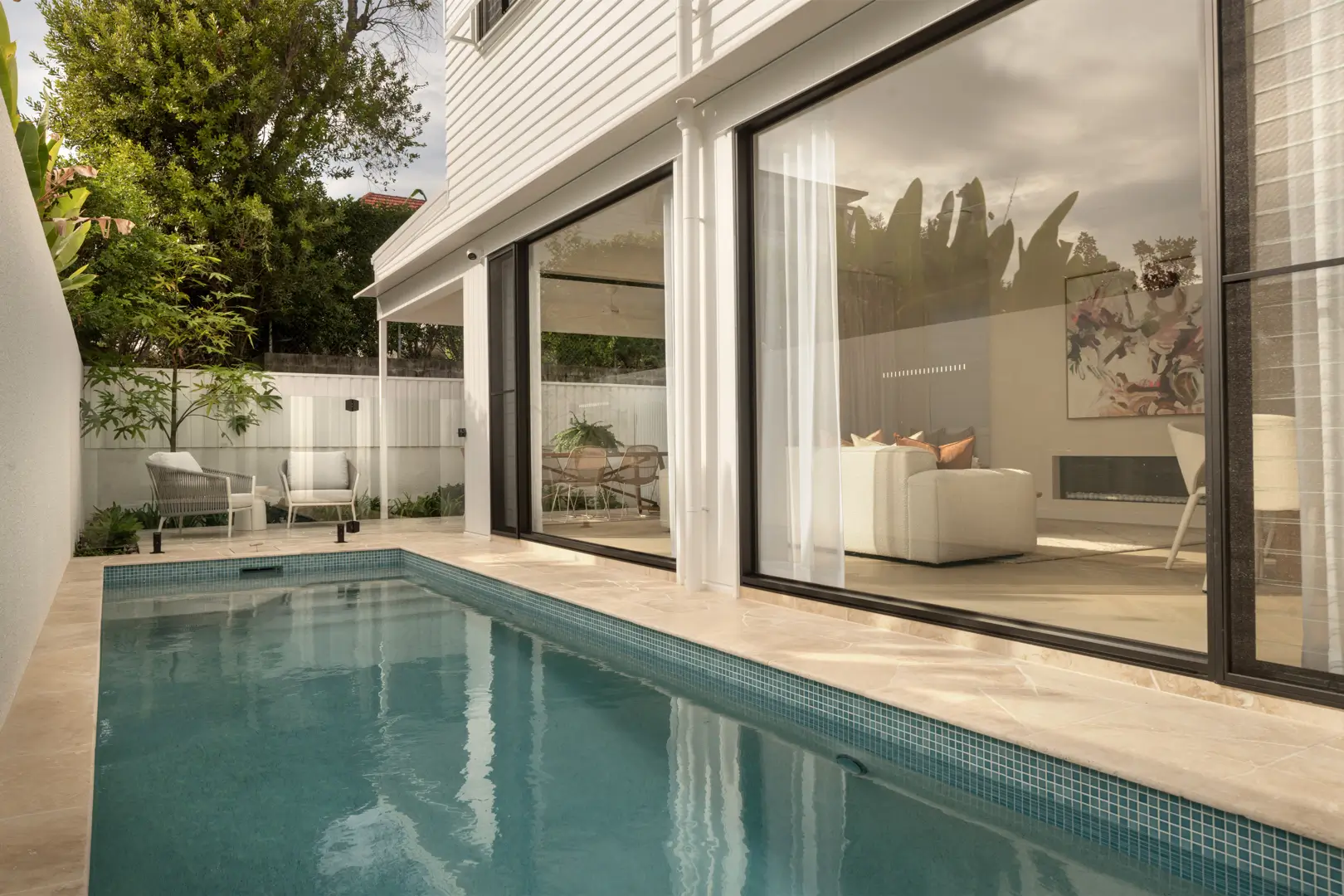 Front facade of Jacaranda House in. Brisbane