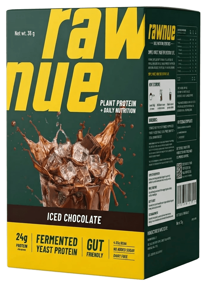 Rawnue Morning Protein shake pouch front view