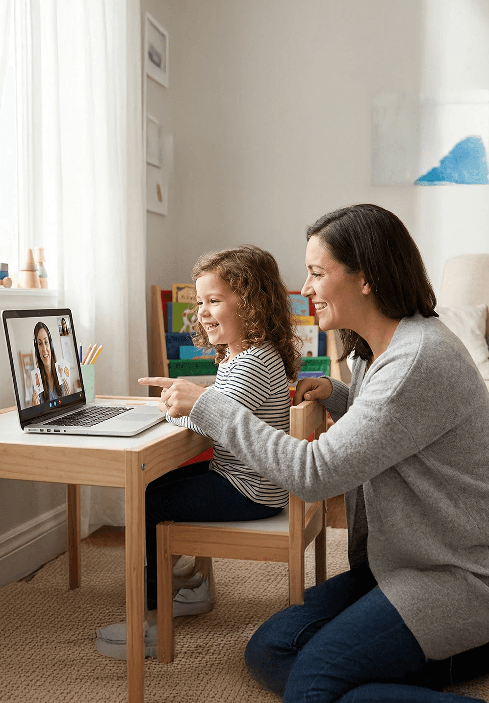 Woman with nice smile