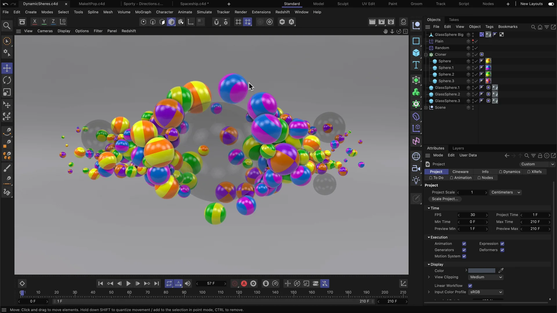 Cinema 4D running on Vagon Cloud Computer