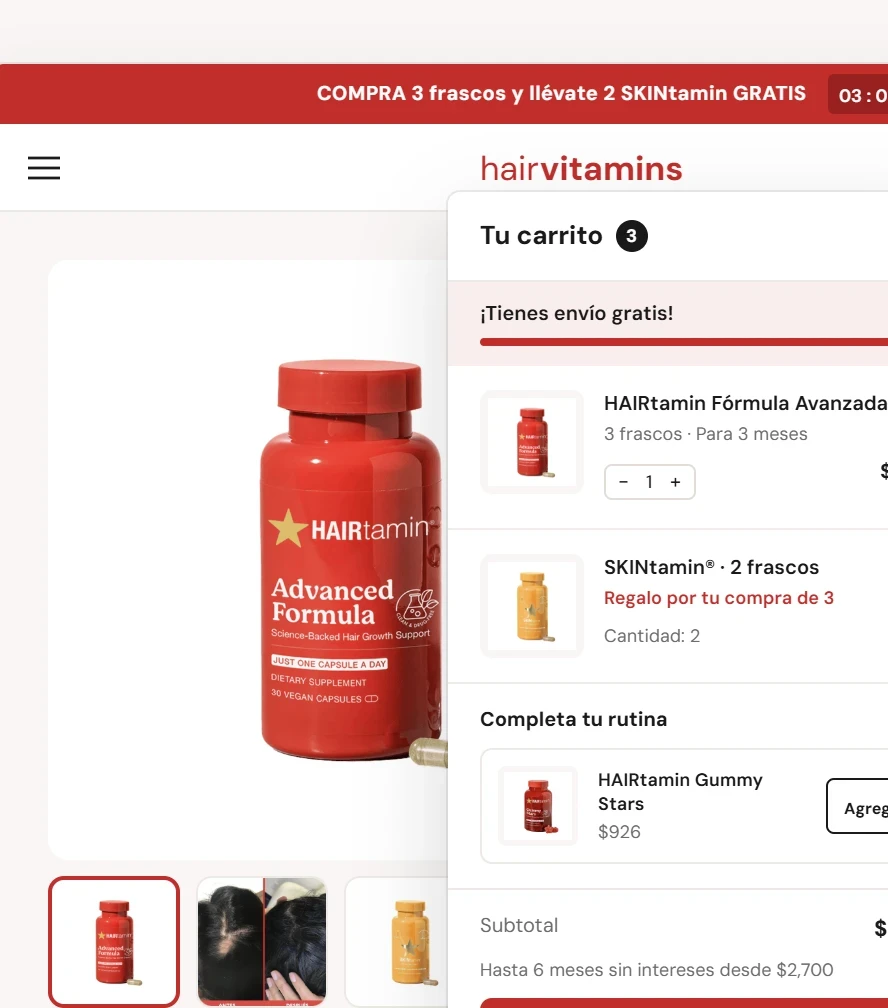 Mockup de tienda Shopify