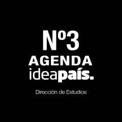 Portada de Informe propuestas presidenciales, documento de propuestas de IdeaPaís, con fondo negro y letras en blanco que indican Nº3 agenda IdeaPaís. 