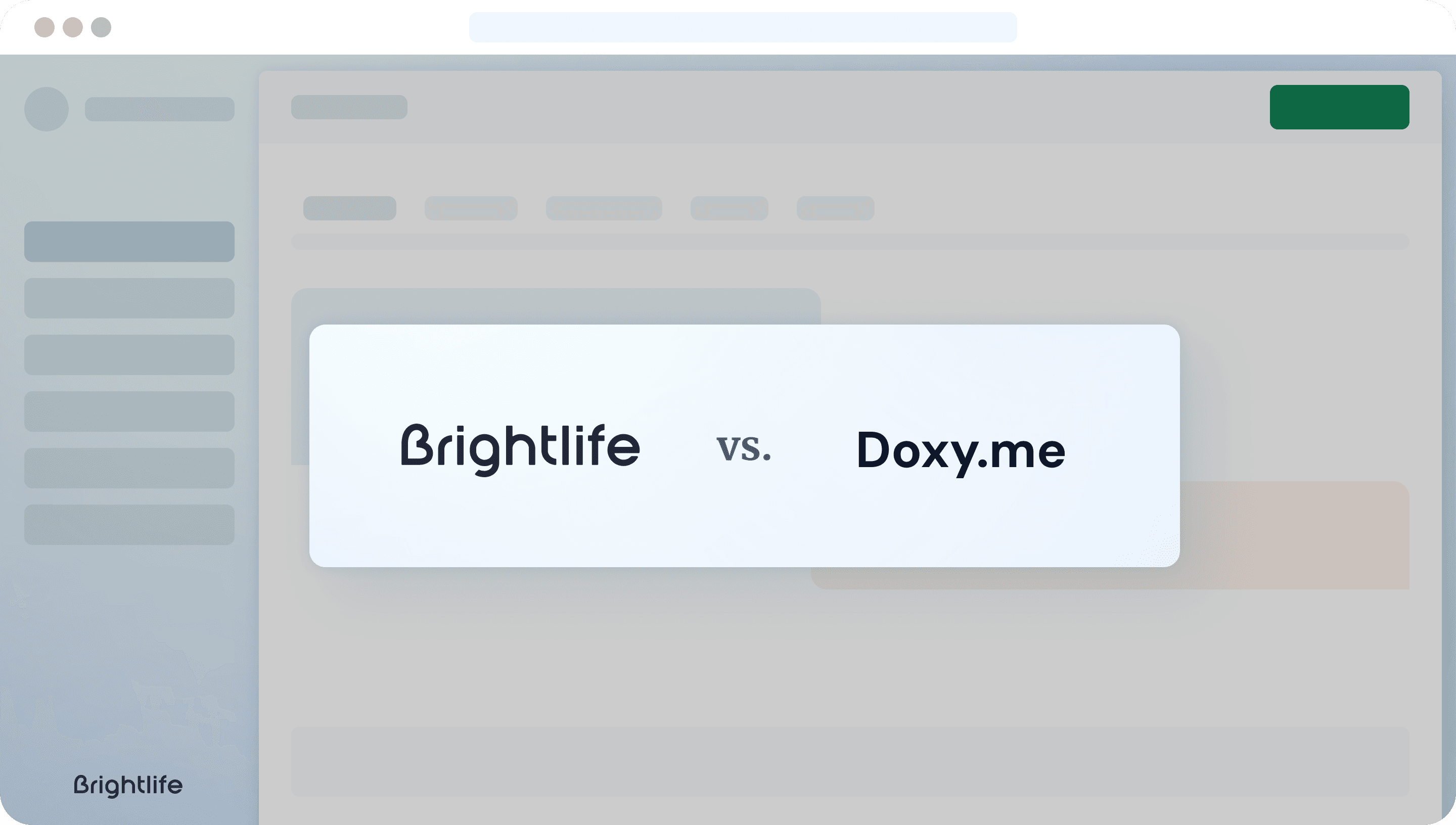 Brightlife vs. Doxy.me - miksi brightlife on paras potilastietojärjestelmä psykoterapeuteille