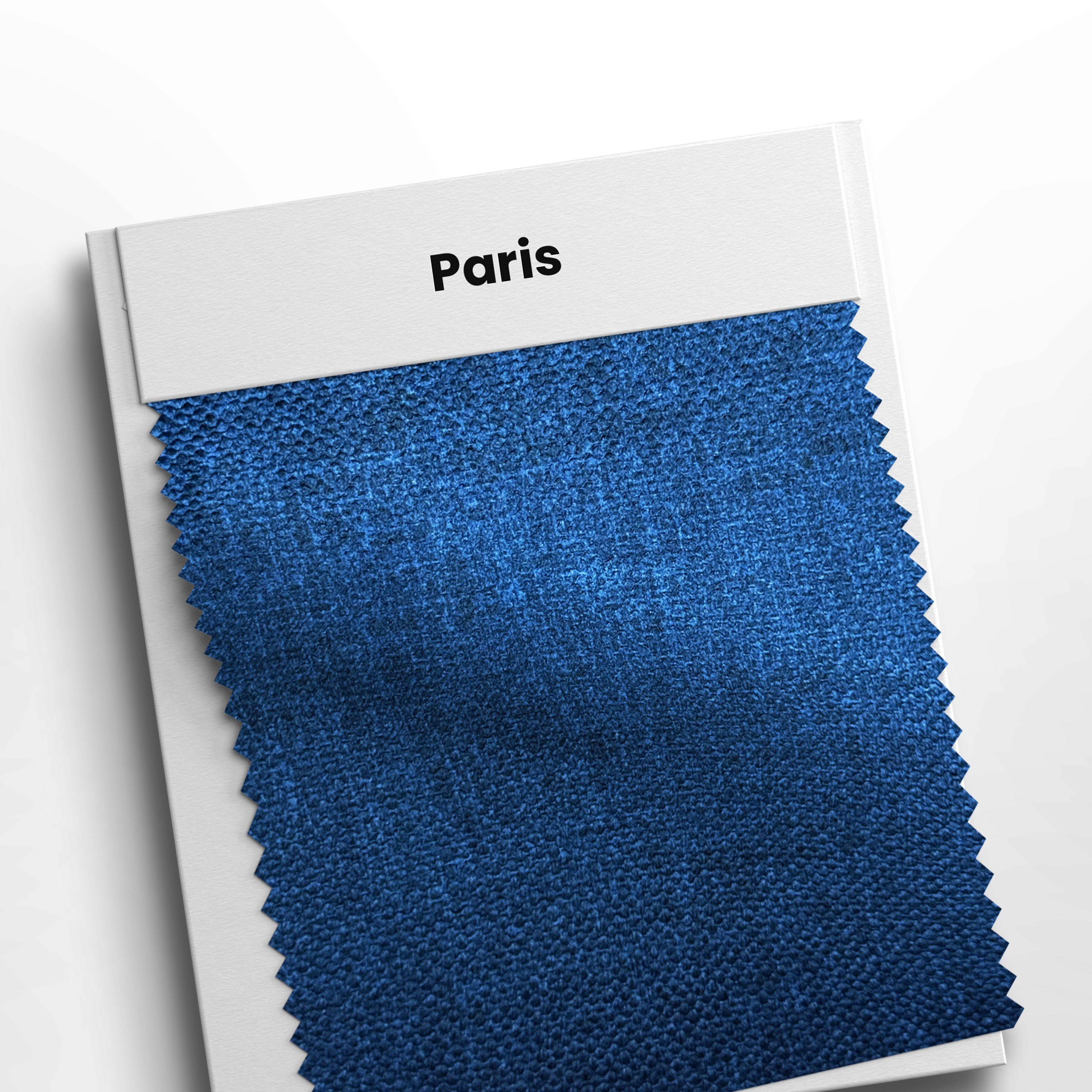 mostruário com tecido paris cor 34