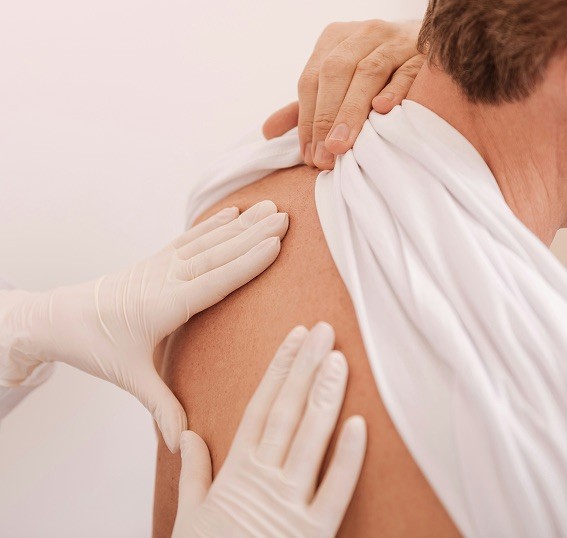 Person Getting a Medical Check